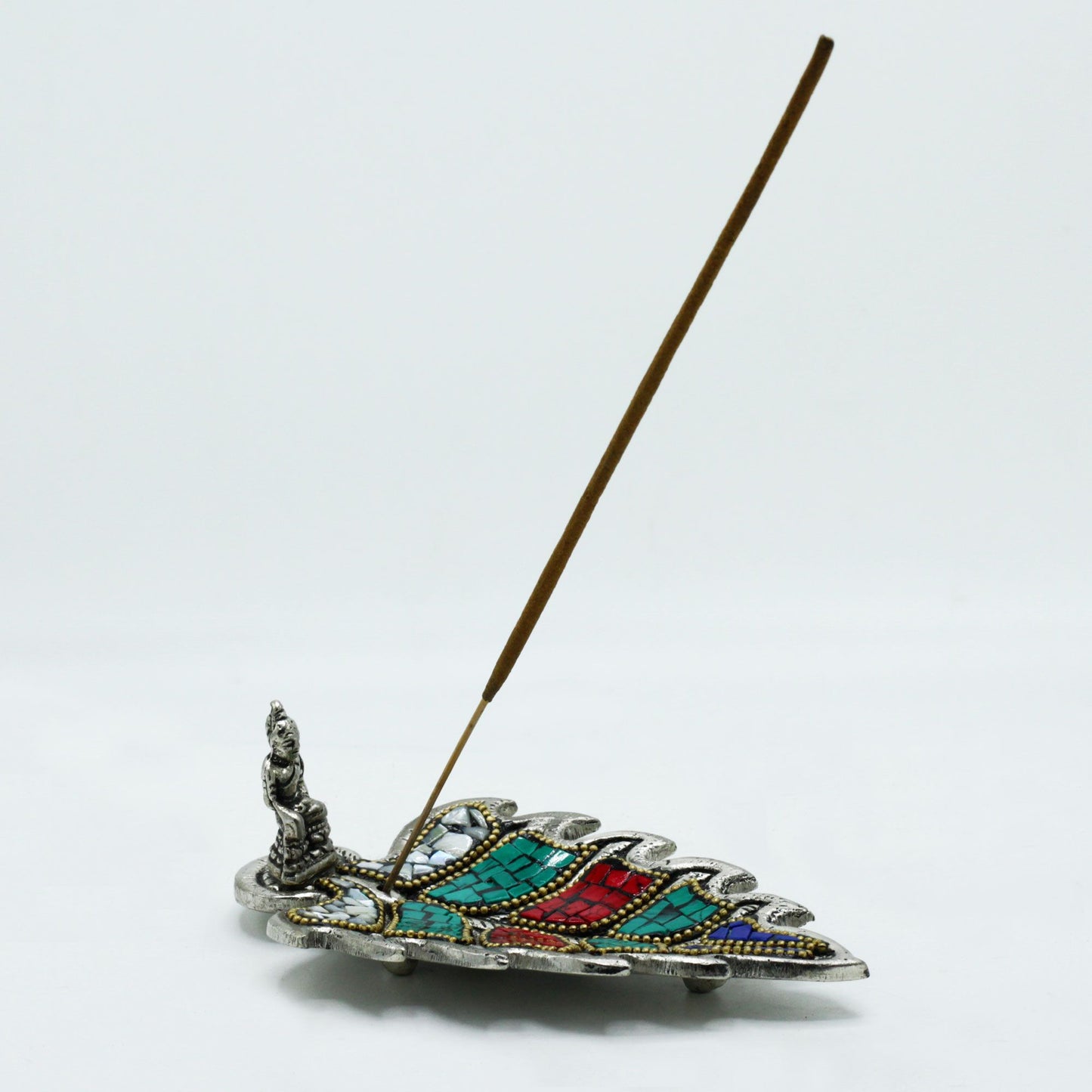Buddha Blatt tibetischer Räucherhalter