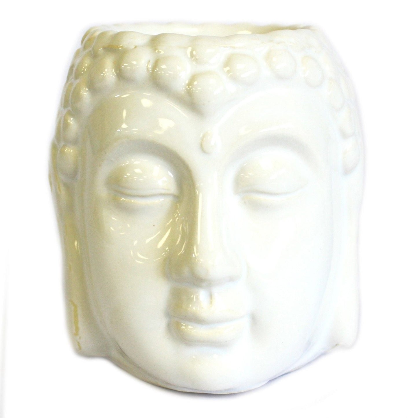 Buddha Duftölbrenner Weiß