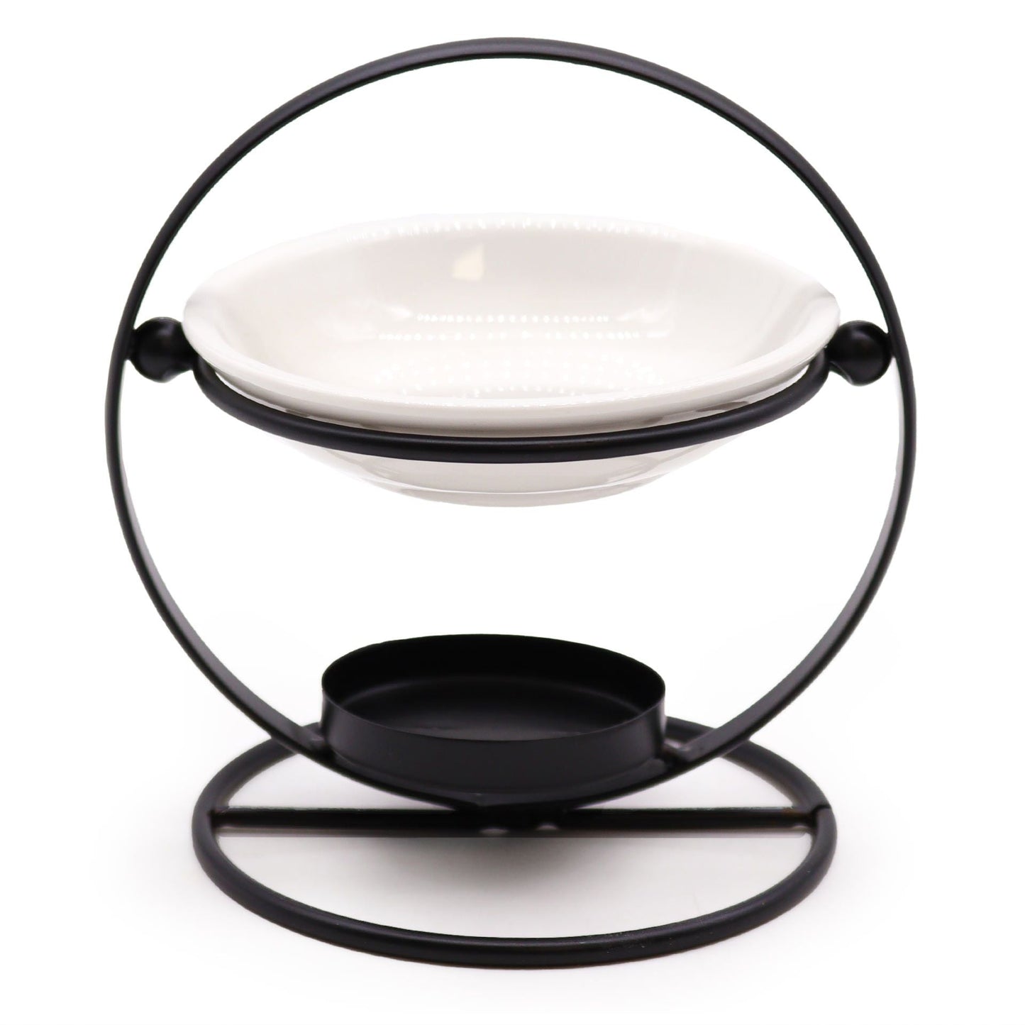 Keramik - Metall Duftlampe Globus