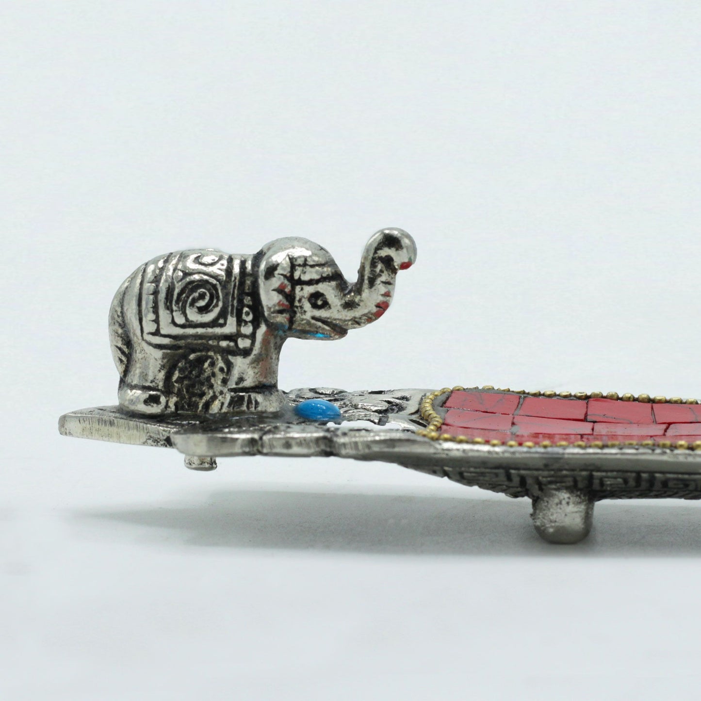 Länglicher tibetischer Elefant Räucherhalter
