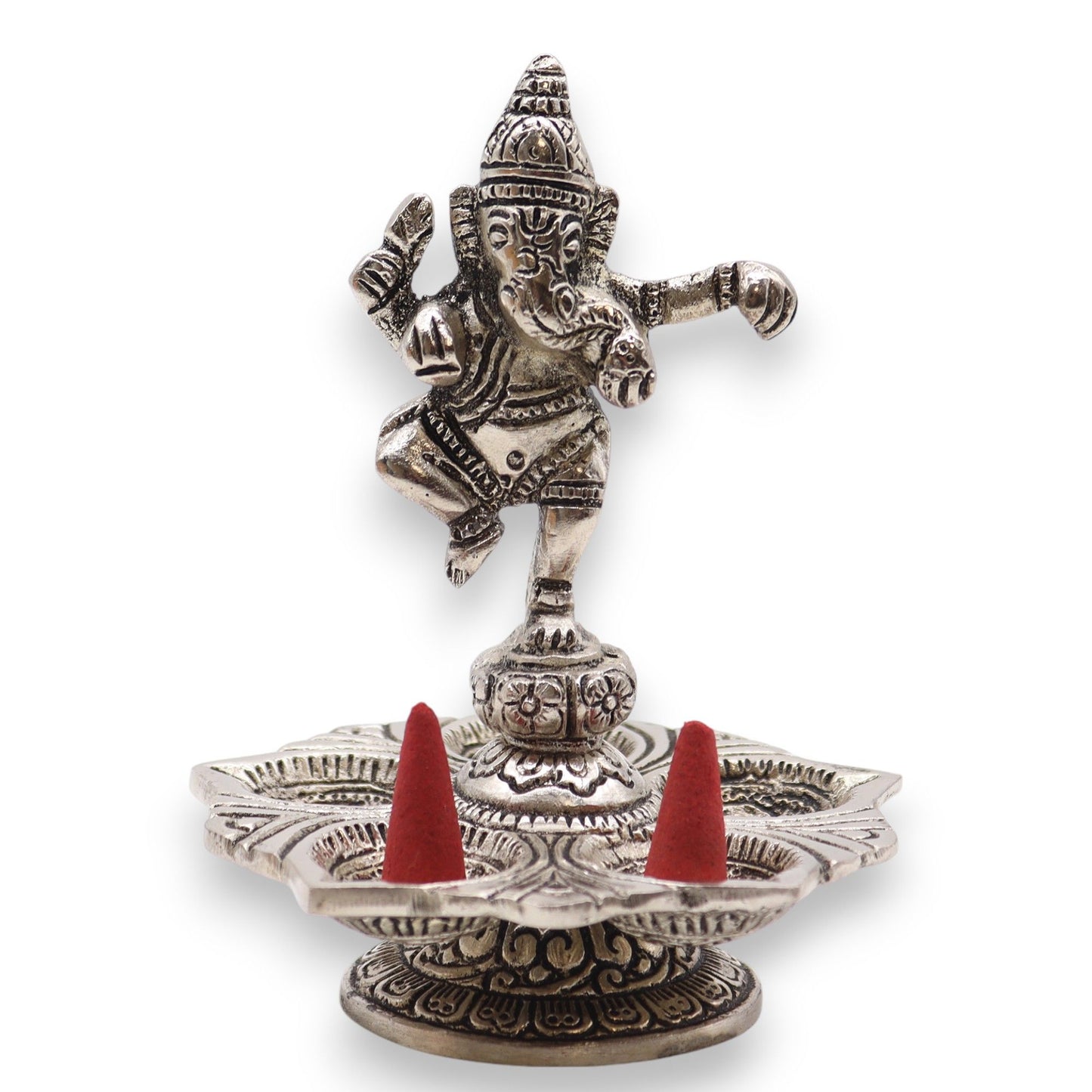 Tanzender Ganesha Räucherhalter 14x10cm