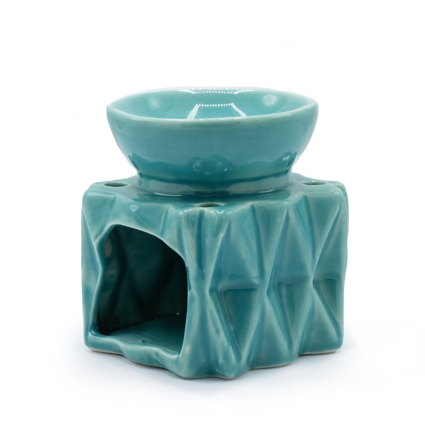 Duftölbrenner Geometrisch Blau