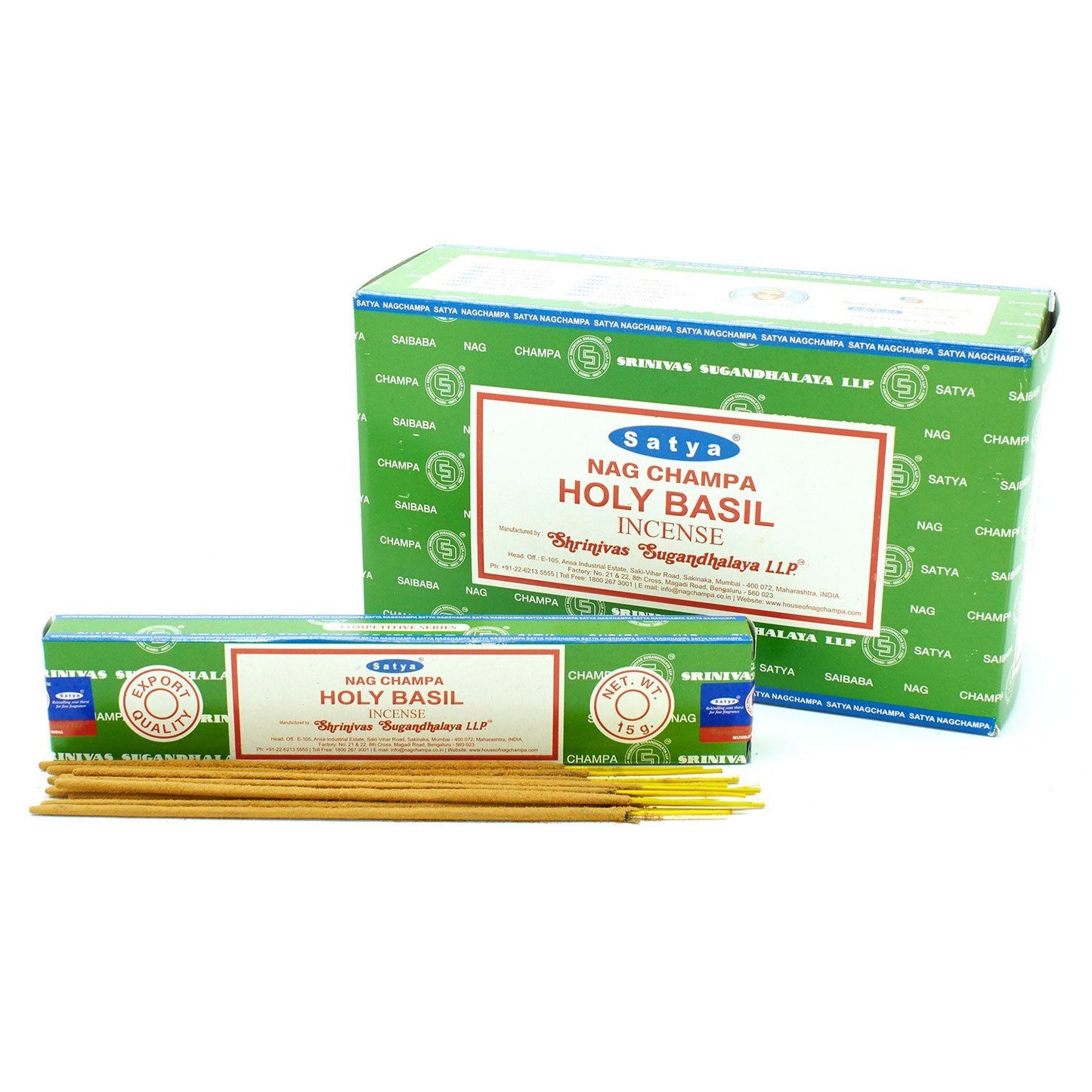 Satya Räucherstäbchen Heiliges Basilikum 15 g, Produktansicht 3