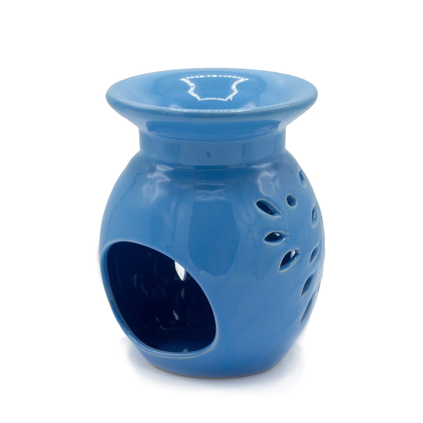 Blüten Duftölbrenner Blau