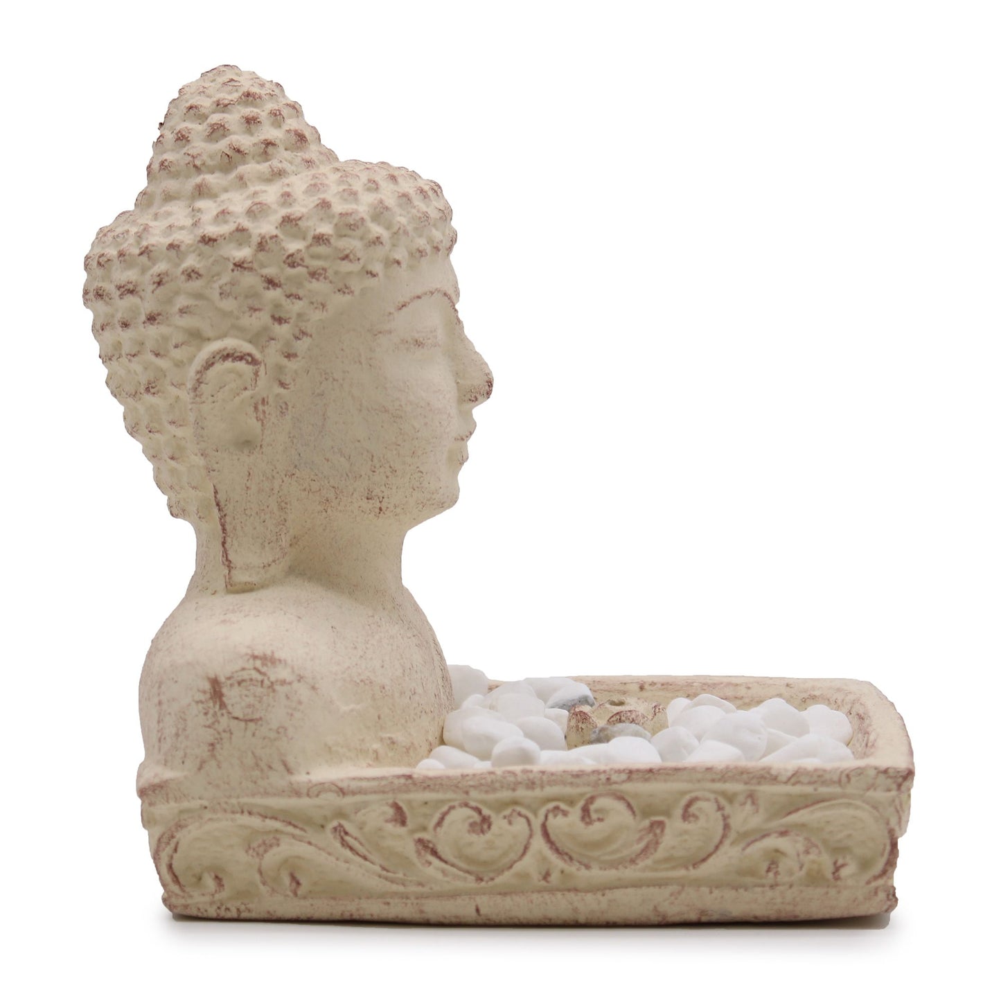 Buddha Feng Shui Räuchergefäß (creme)