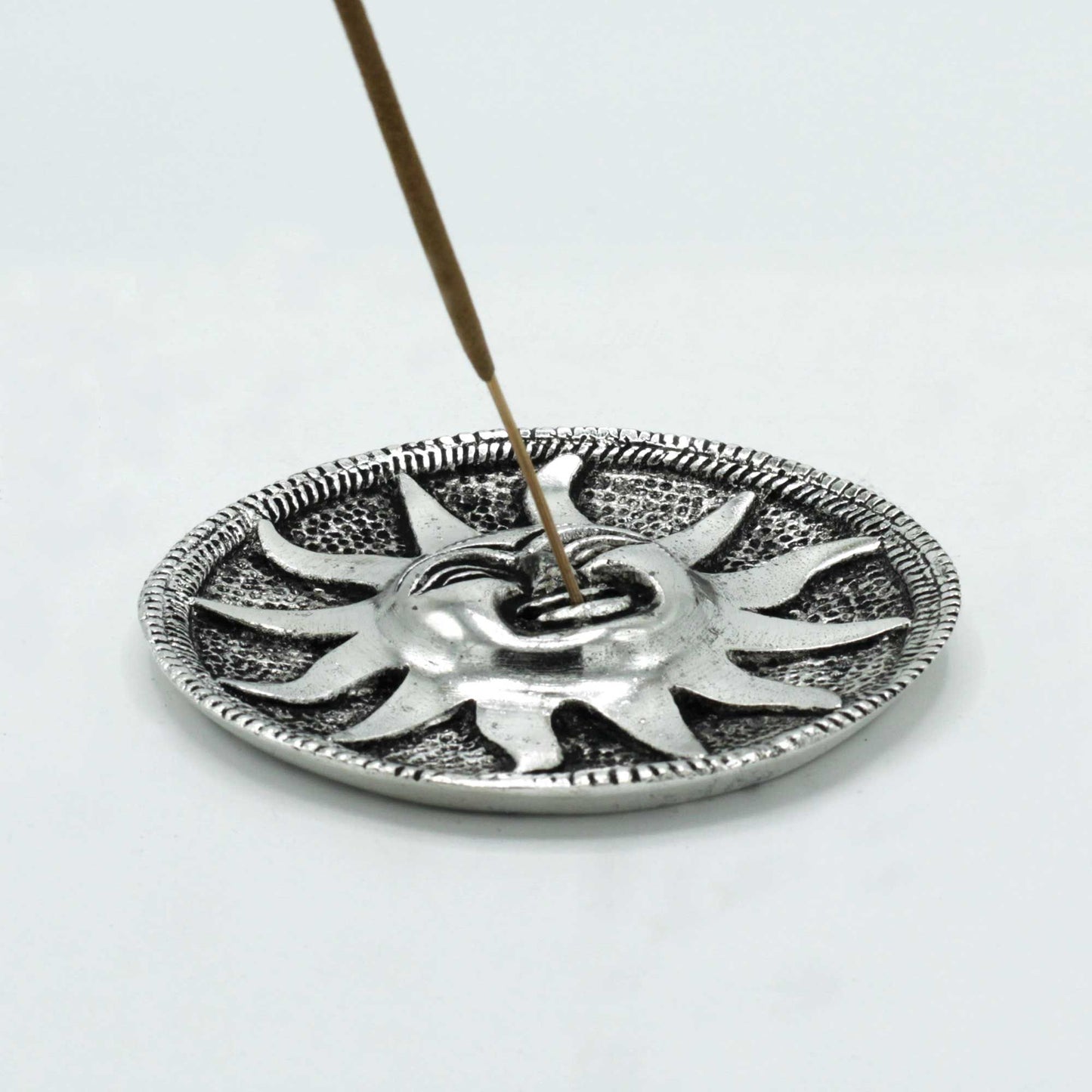 Sonne Räucherhalter aus poliertem Aluminium 9m