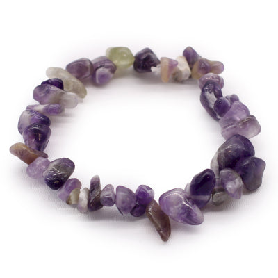 Badebombe mit Edelsteinarmband Amethyst