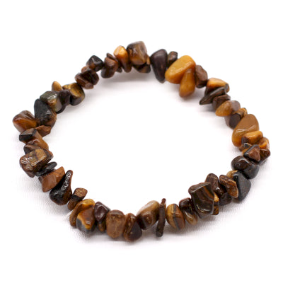 Badebombe mit Edelsteinarmband Tigerauge