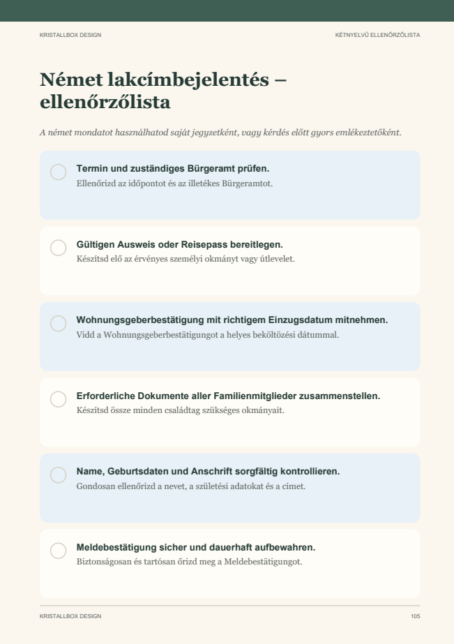 Német–magyar mondatok