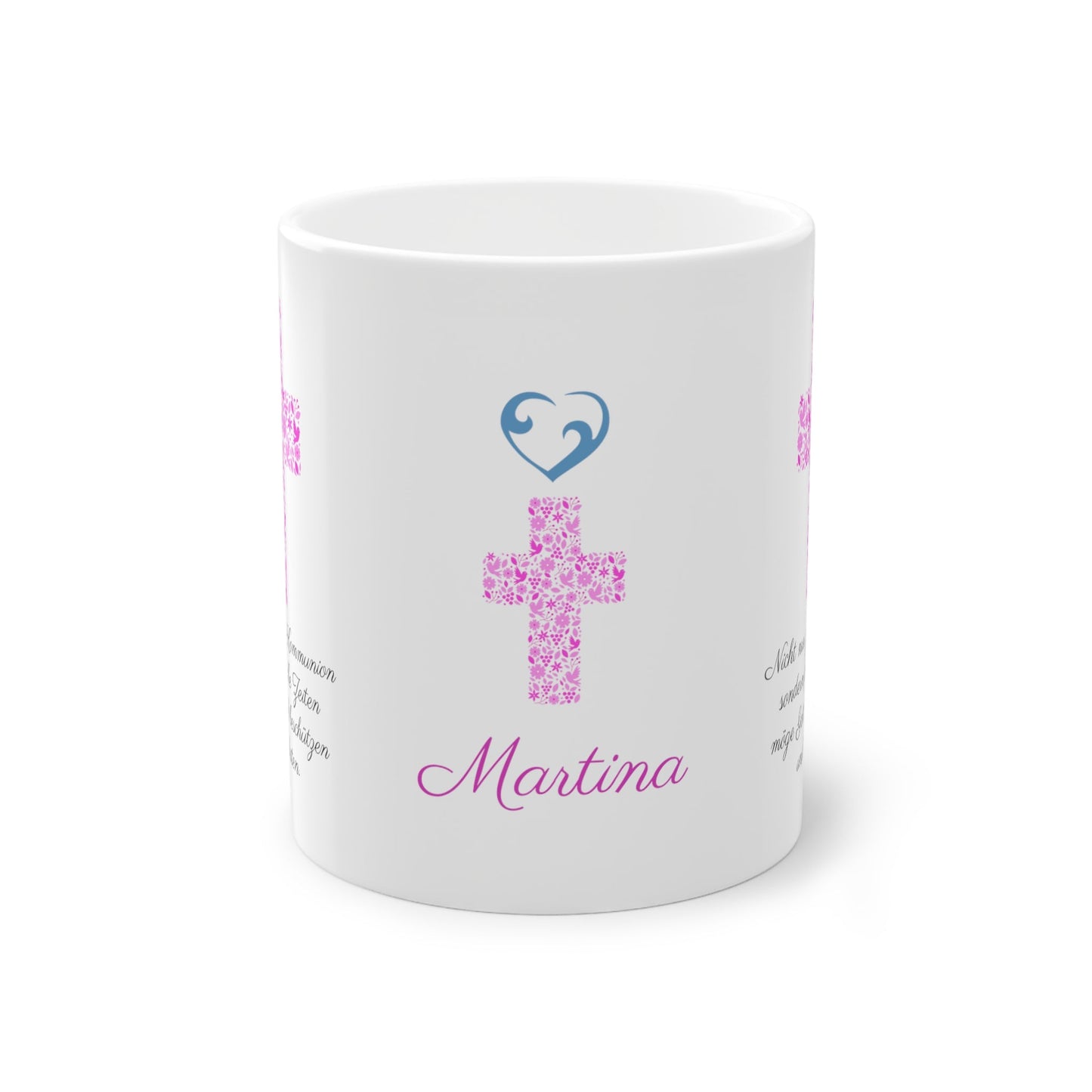 Kommunionsgeschenk Tasse mit Name für Mädchen Junge