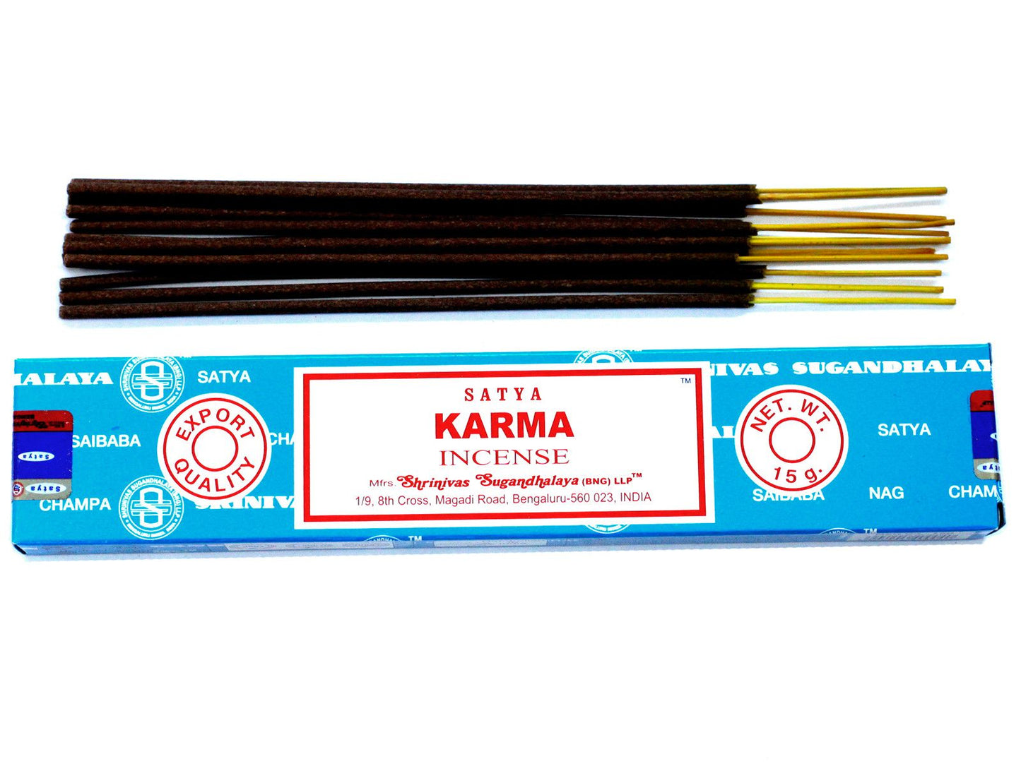 Satya Räucherstäbchen Karma 15 g, Produktansicht 1