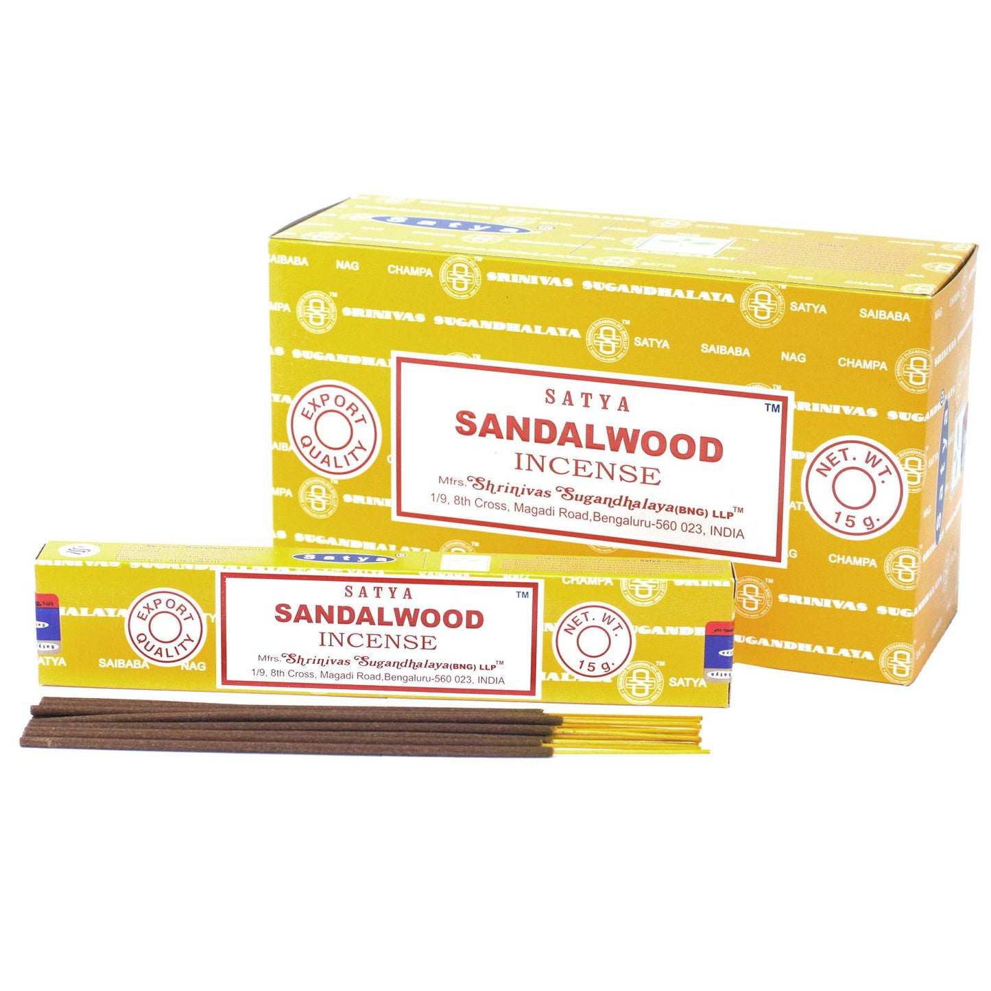 Satya Räucherstäbchen Sandelholz 15 g, Produktansicht 3