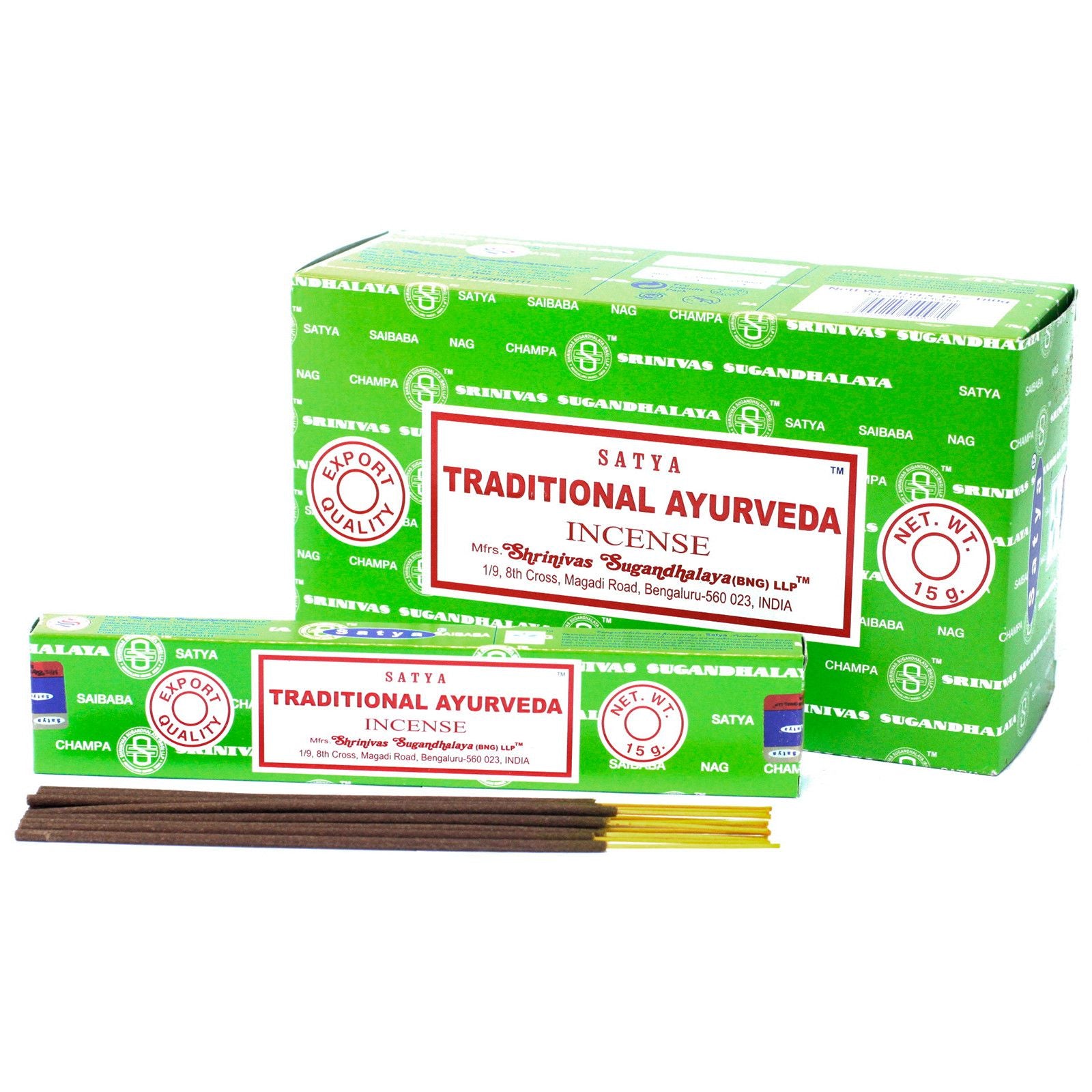 Satya Räucherstäbchen Traditionelles Ayurveda 15 g, Produktansicht 3