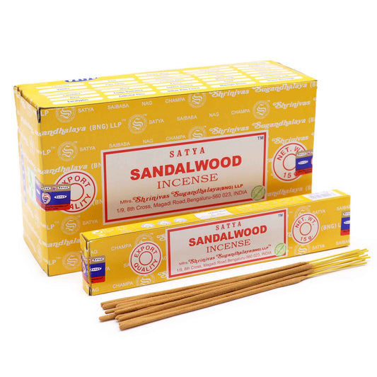 Satya Räucherstäbchen Sandelholz 15 g, Produktansicht 1