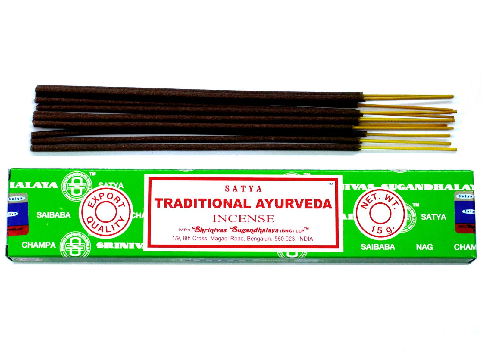Satya Räucherstäbchen Traditionelles Ayurveda 15 g, Produktansicht 1