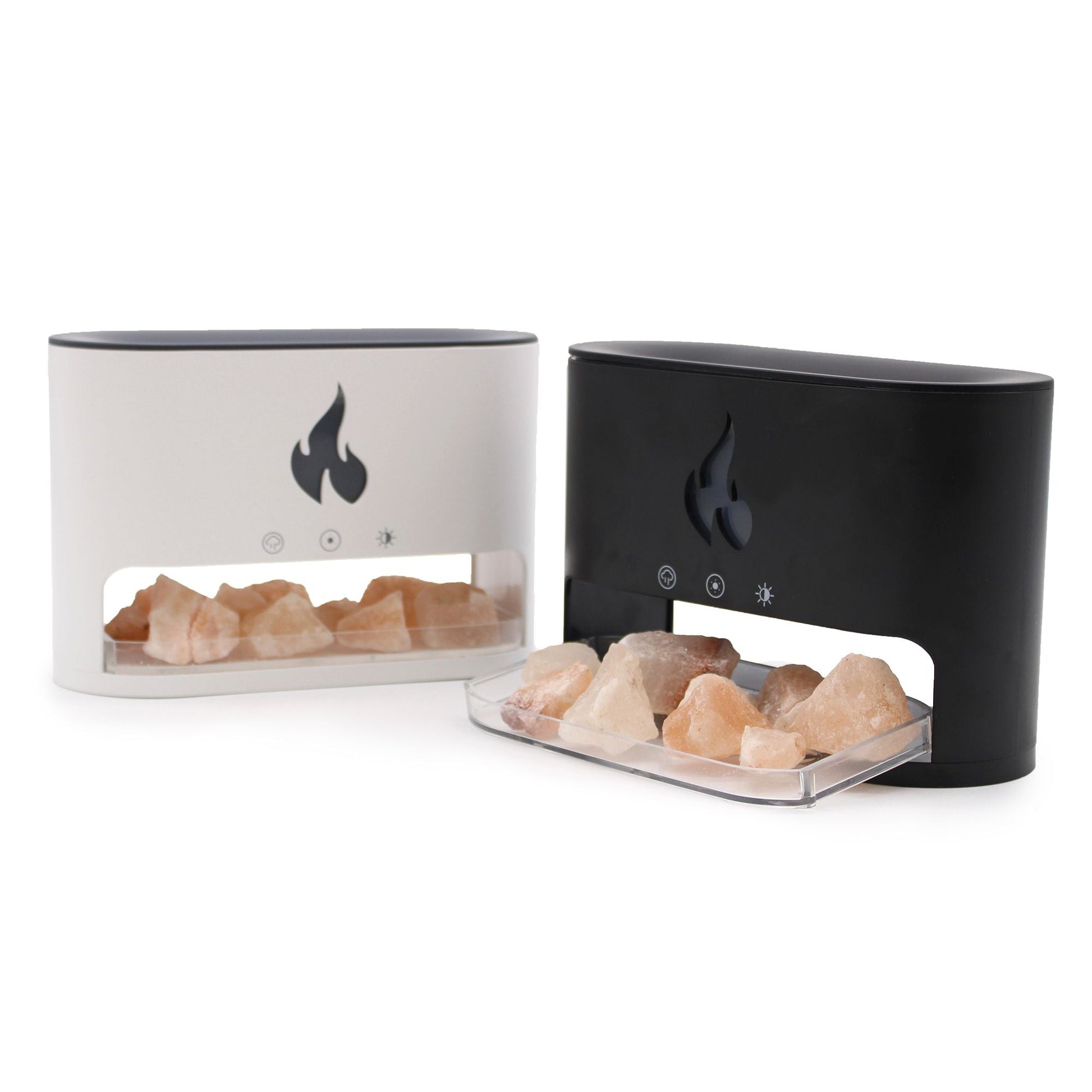 Blaze LED Aroma Diffusor Himalaya Salzkammer und Flammen Effekt