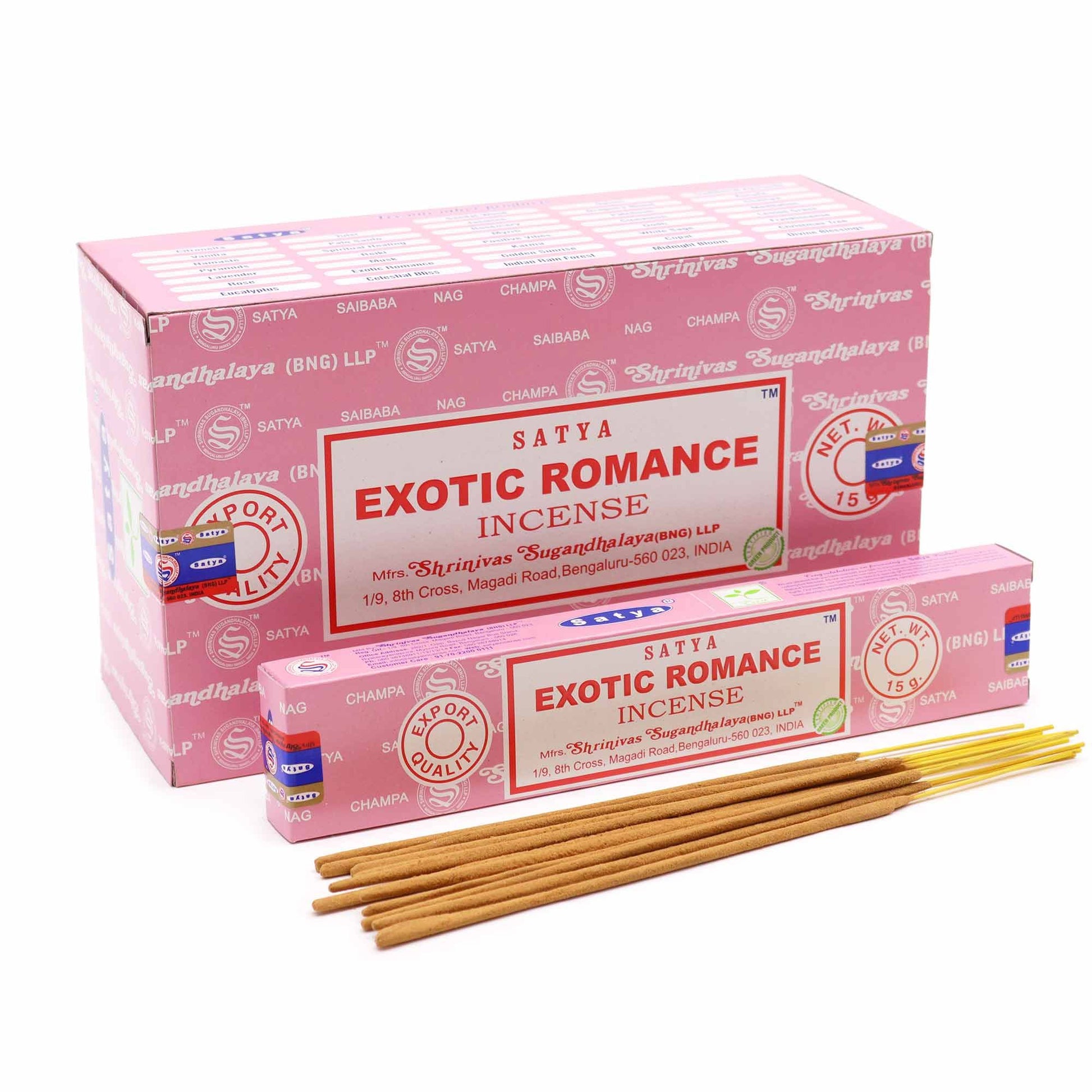 Satya Räucherstäbchen Exotische Romantik 15 g, Produktansicht 2