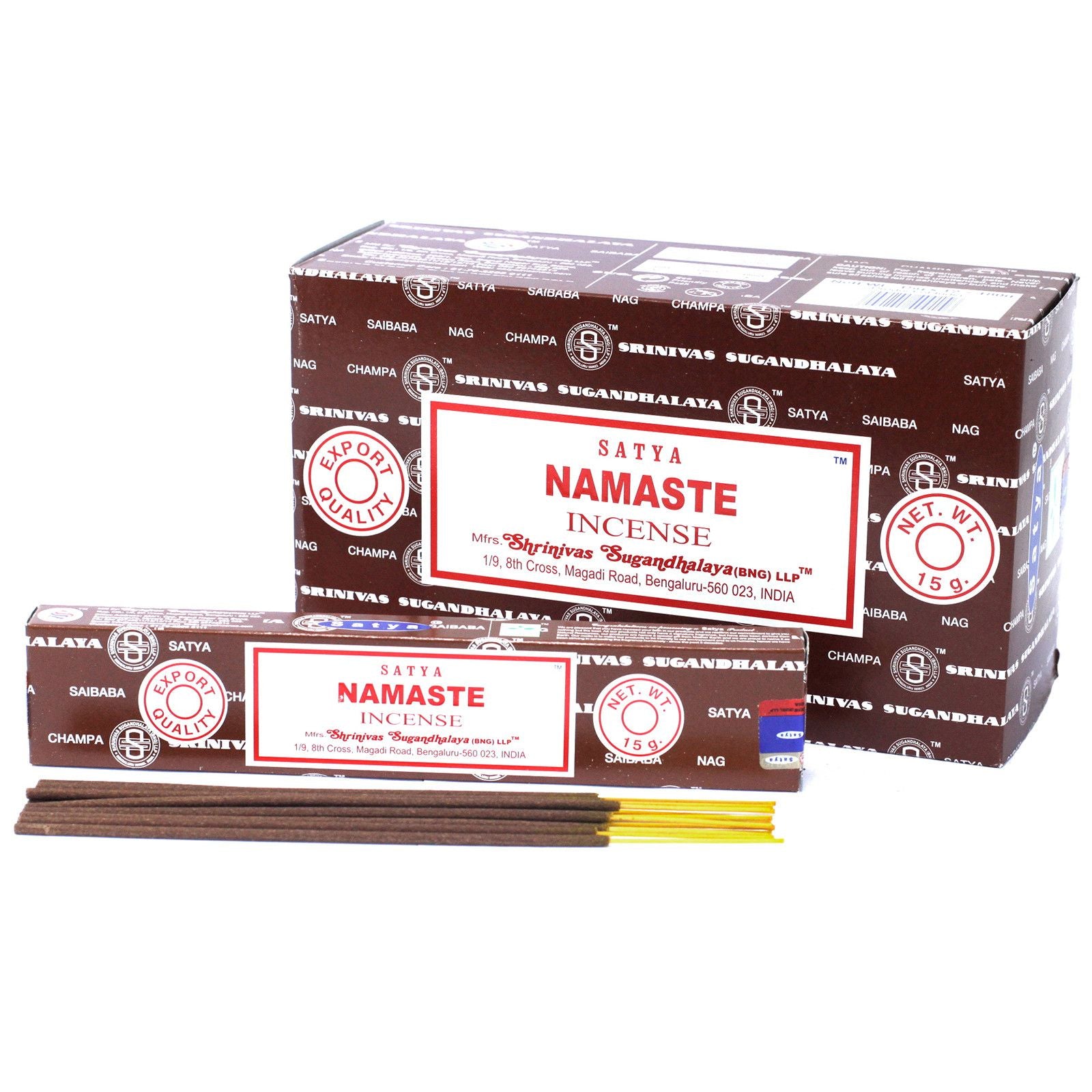 Satya Räucherstäbchen Namaste 15 g, Produktansicht 2