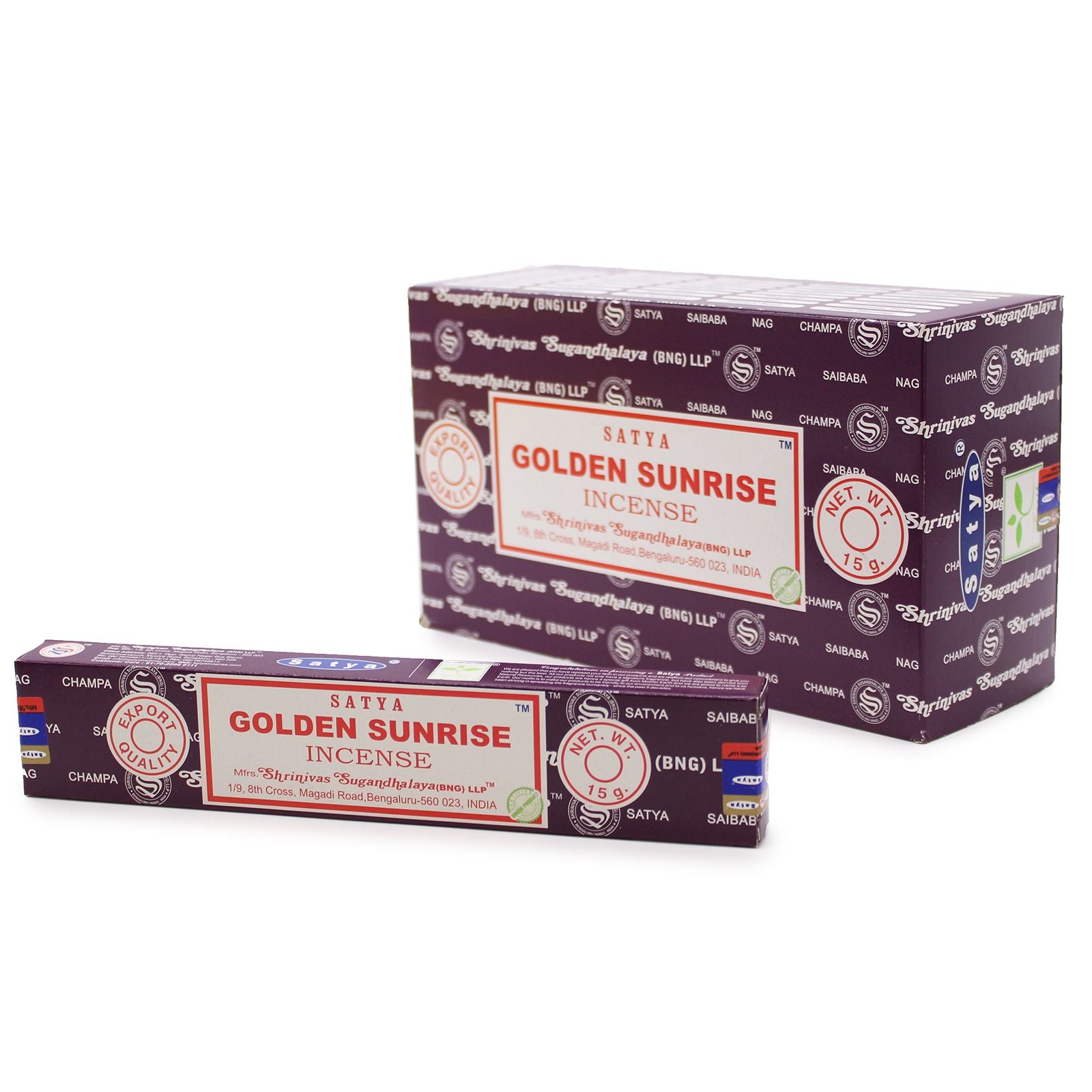 Satya Räucherstäbchen Goldener Sonnenaufgang 15 g, Produktansicht 1
