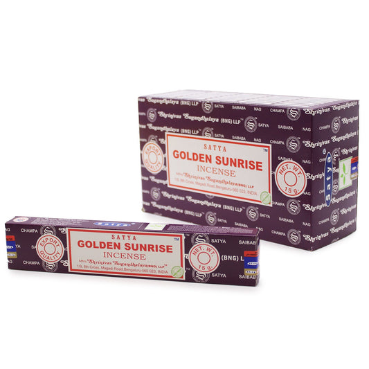 Satya Räucherstäbchen Goldener Sonnenaufgang 15 g, Produktansicht 1