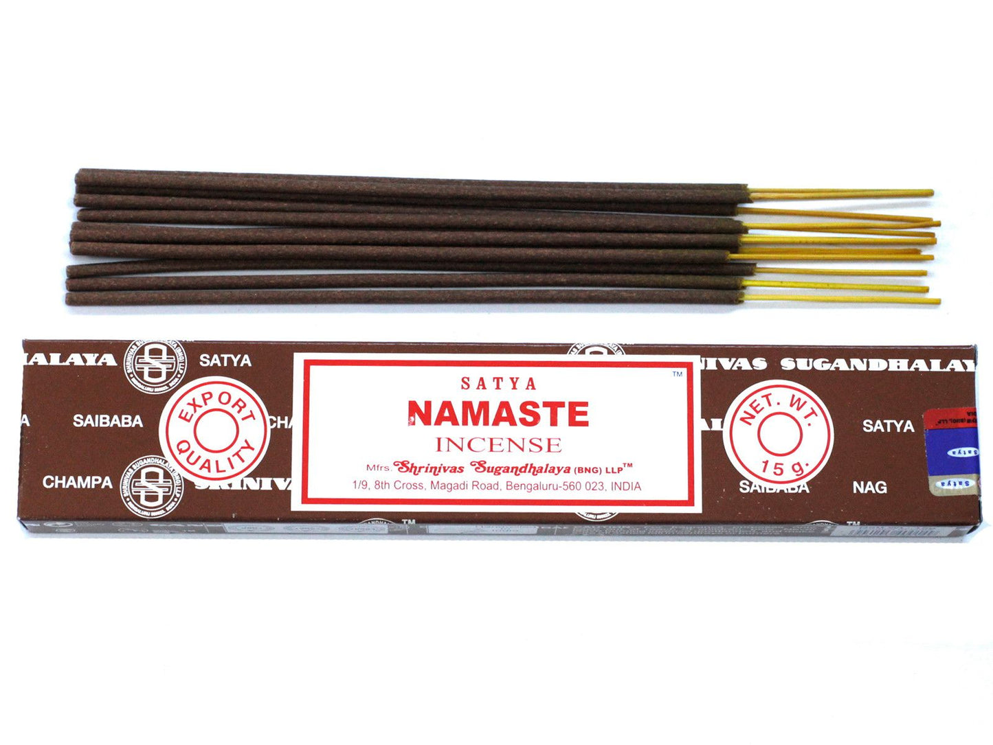 Satya Räucherstäbchen Namaste 15 g, Produktansicht 1