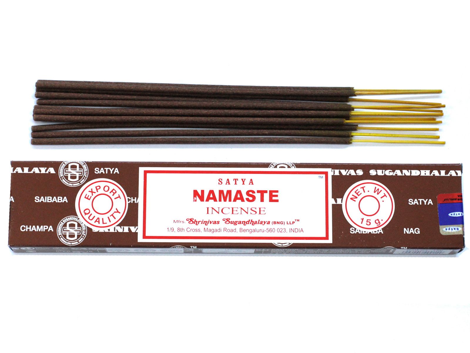 Satya Räucherstäbchen Namaste 15 g, Produktansicht 1