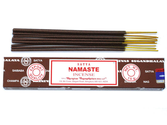 Satya Räucherstäbchen Namaste 15 g, Produktansicht 1