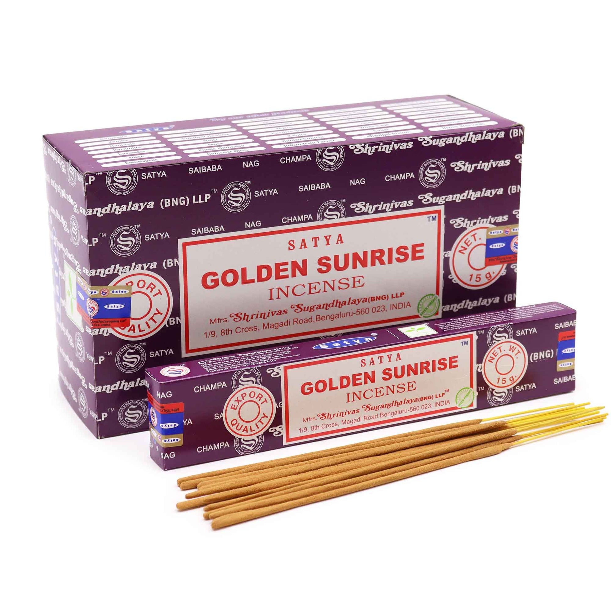 Satya Räucherstäbchen Goldener Sonnenaufgang 15 g, Produktansicht 2