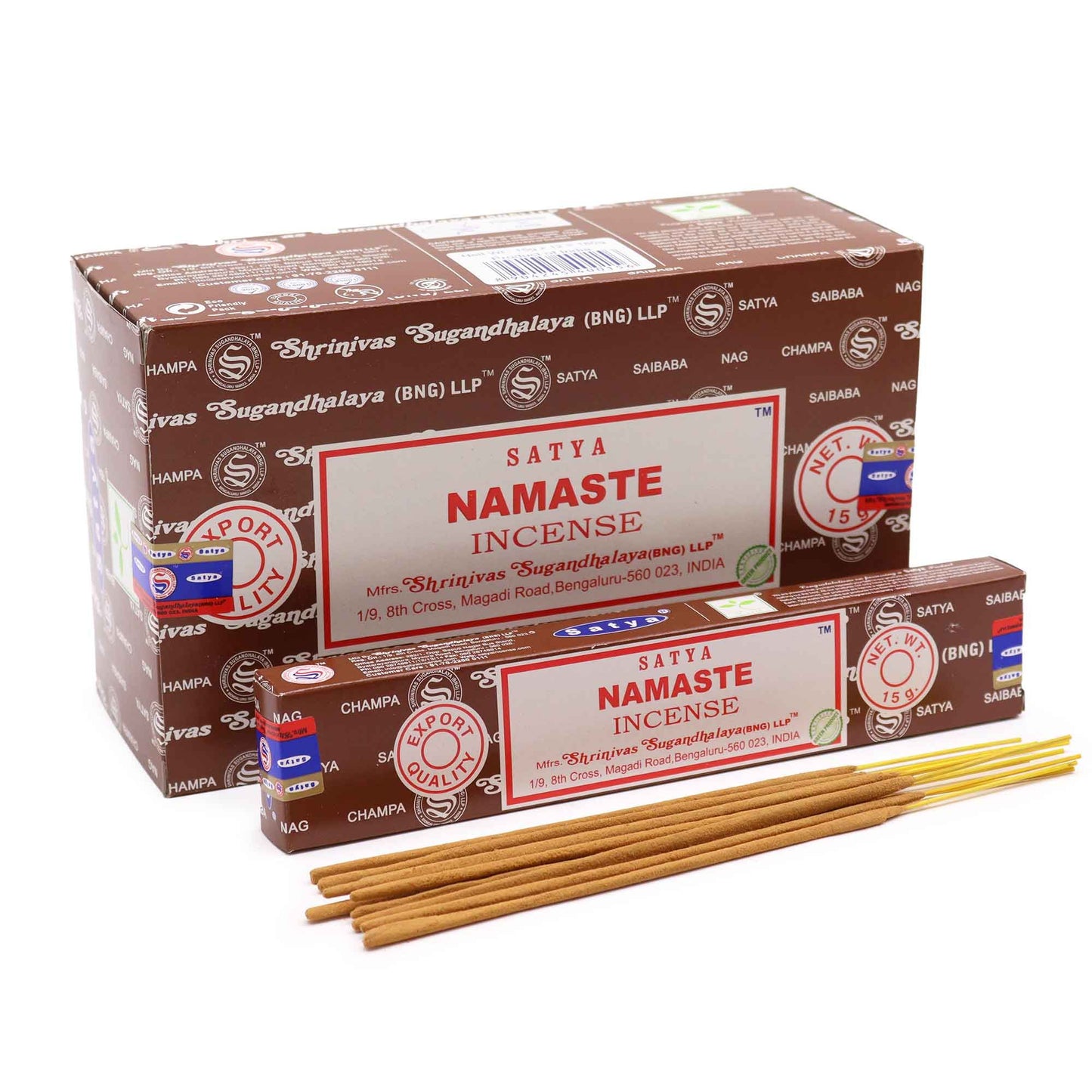 Satya Räucherstäbchen Namaste 15 g, Produktansicht 3