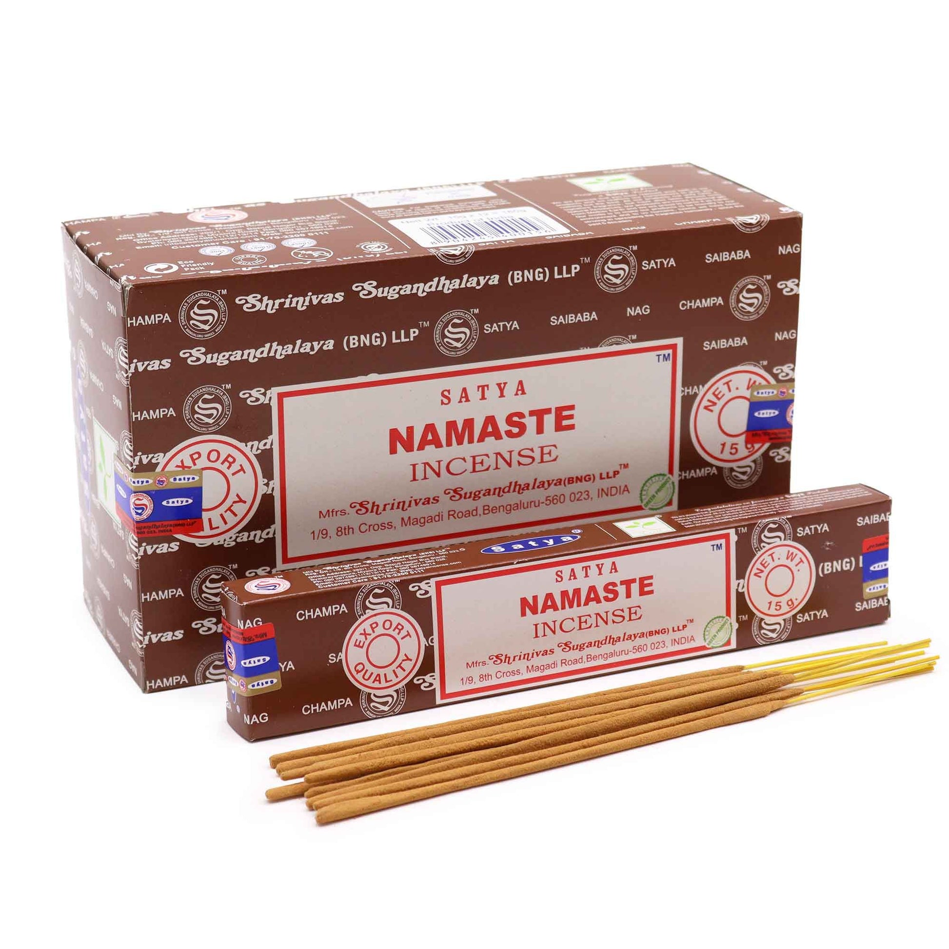 Satya Räucherstäbchen Namaste 15 g, Produktansicht 3