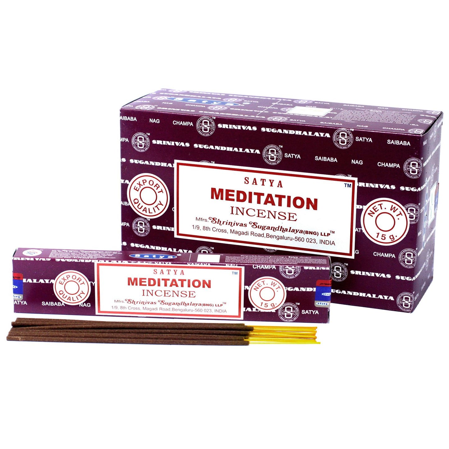 Satya Räucherstäbchen Meditation 15 g, Produktansicht 3