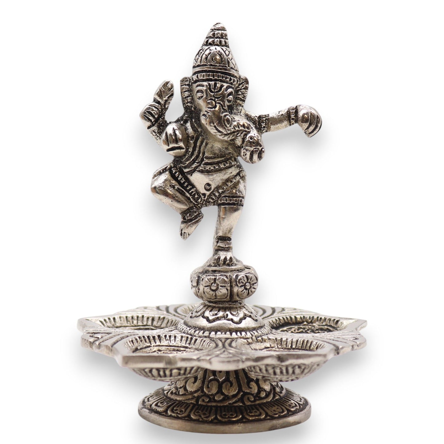Tanzender Ganesha Räucherhalter 14x10cm