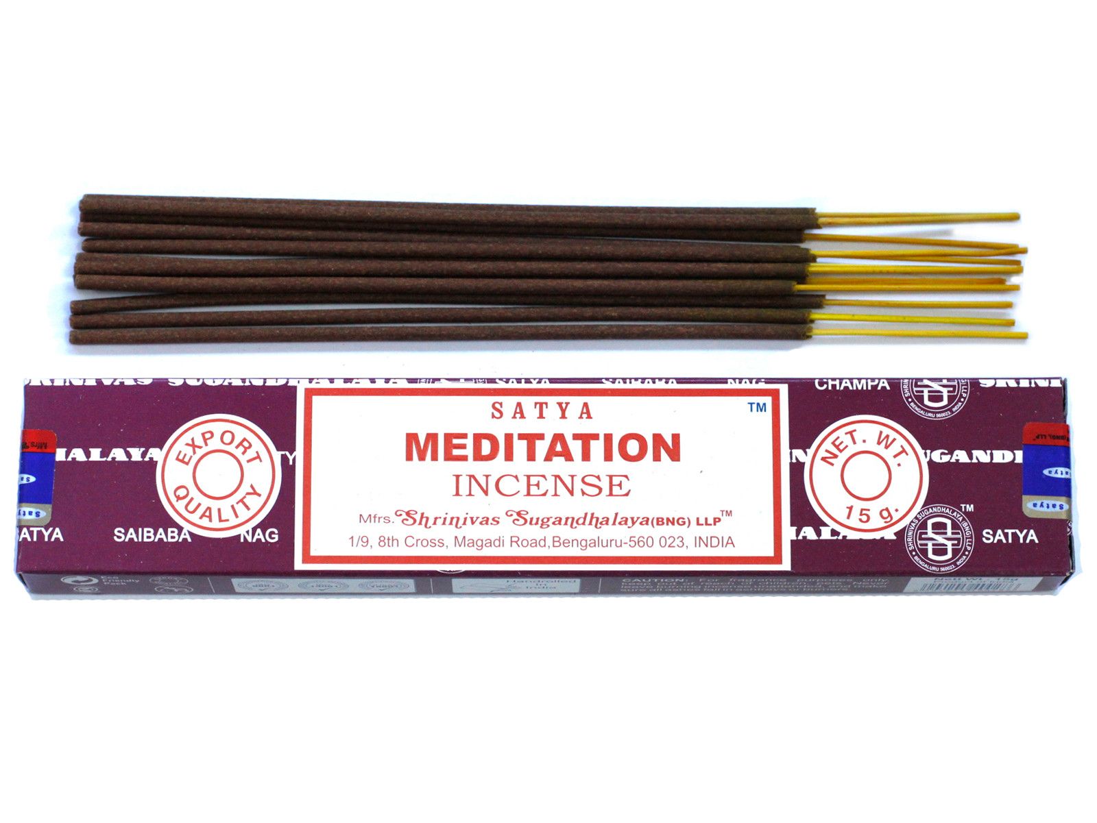Satya Räucherstäbchen Meditation 15 g, Produktansicht 2