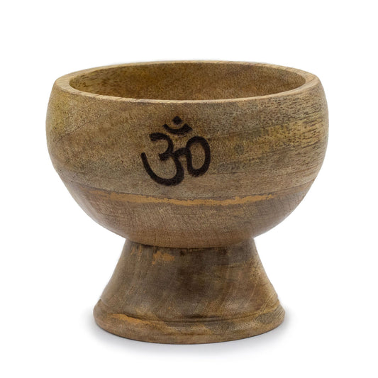 Großer Ritualschale Räucherkegelhalter 11x10 cm Om