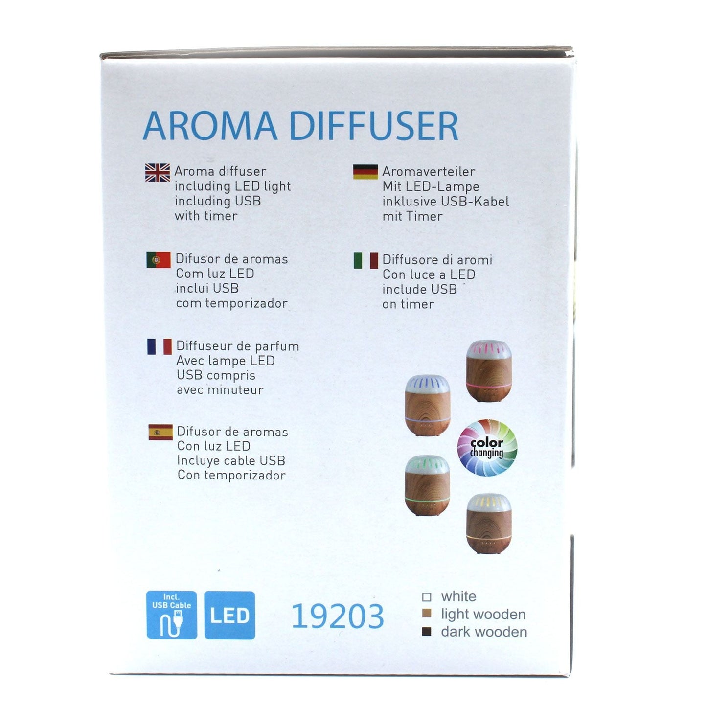 Copenhagen LED Aroma Diffusor Ultraschall USB und Timer