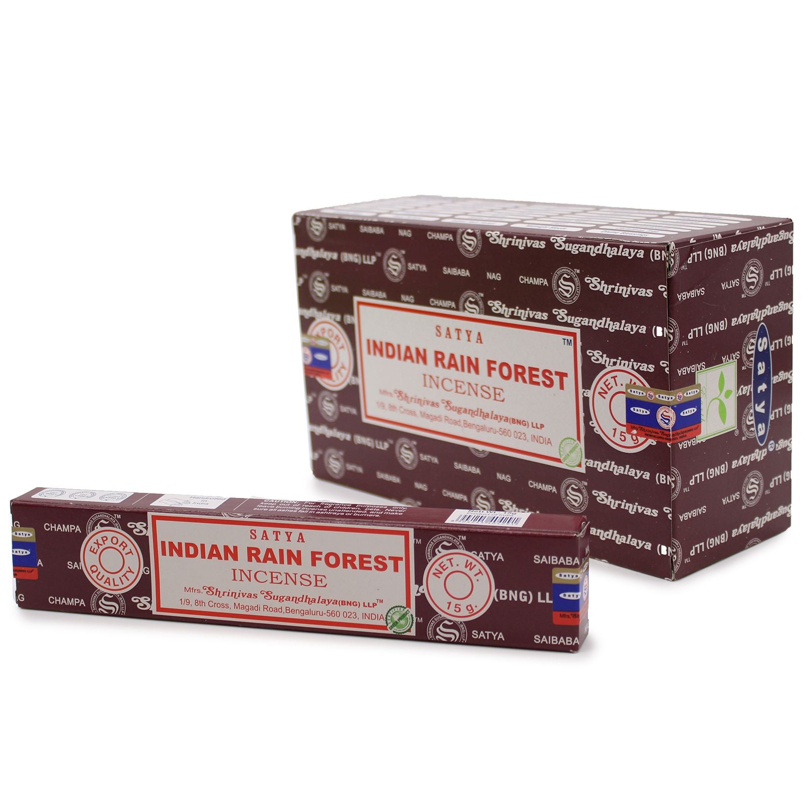 Satya Räucherstäbchen Indischer Regenwald 15 g, Produktansicht 1