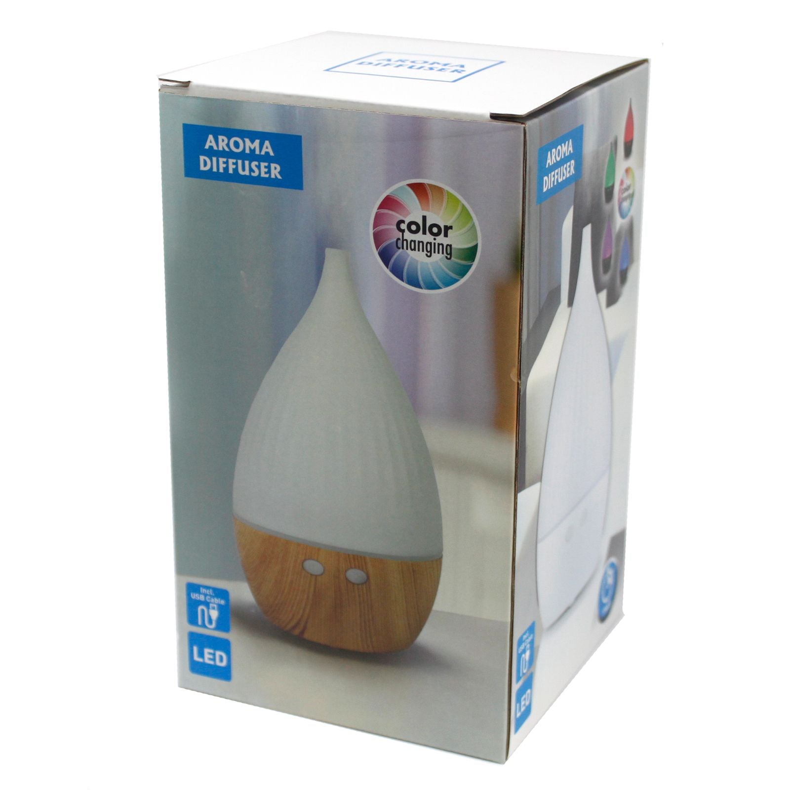 Milan LED Aroma Diffusor Modernes Design USB Farbwechsel