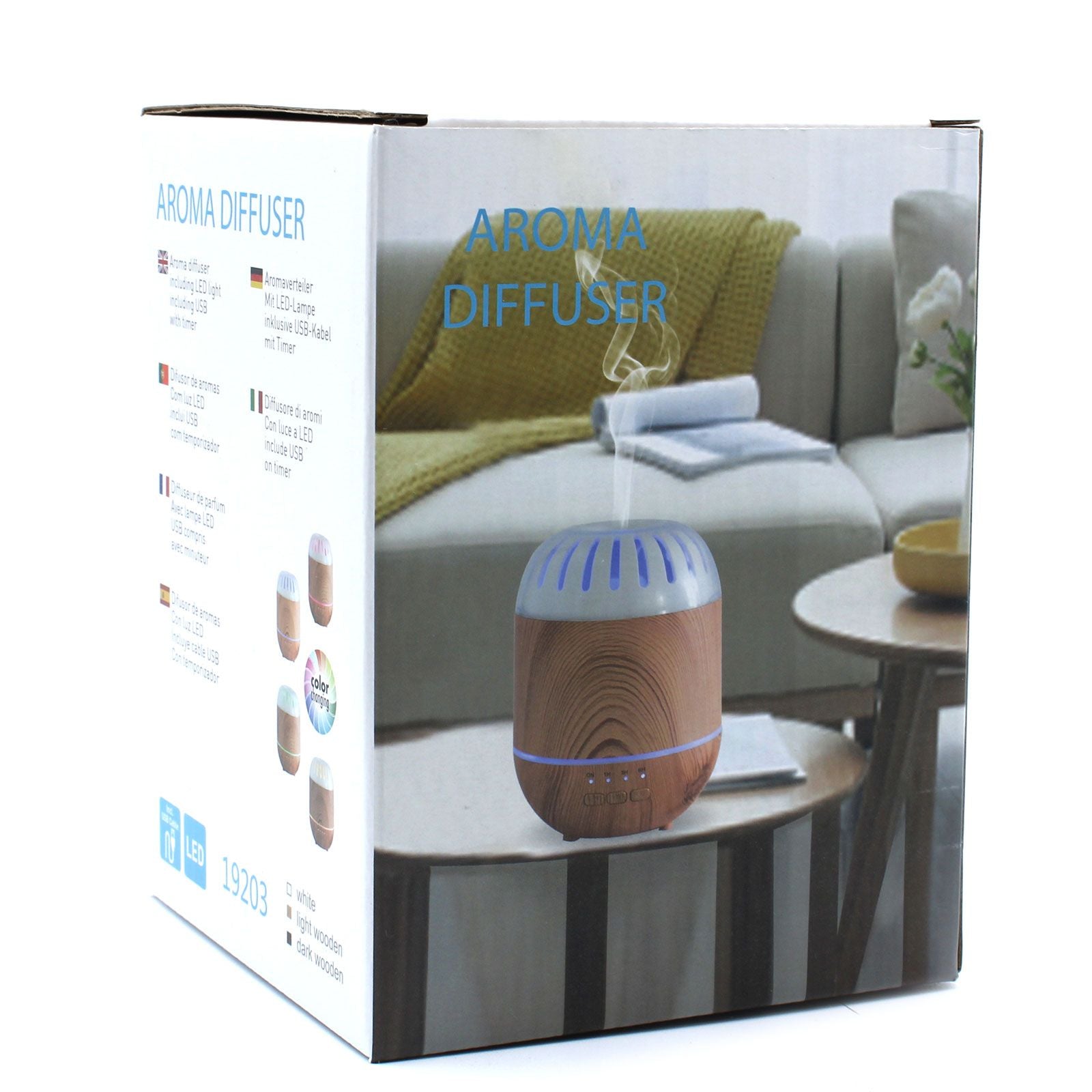 Copenhagen LED Aroma Diffusor Ultraschall USB und Timer