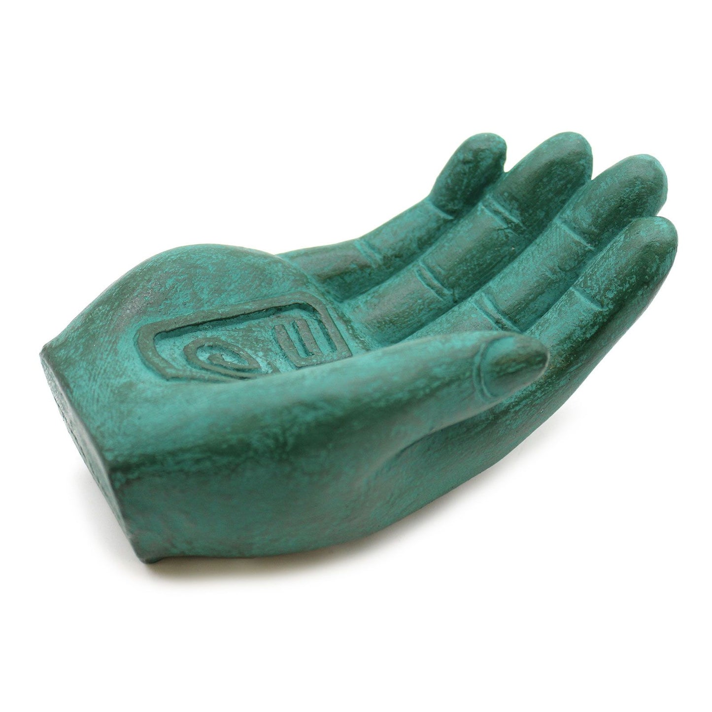 Hand Räuchergefäß Erdschutz (grün)