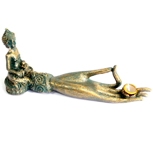 Antik Buddha Hand Räuchergefäß