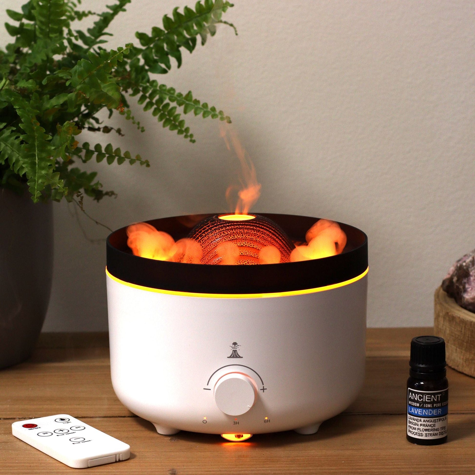 Volcano LED Aroma Diffusor Großer Vulkan Effekt