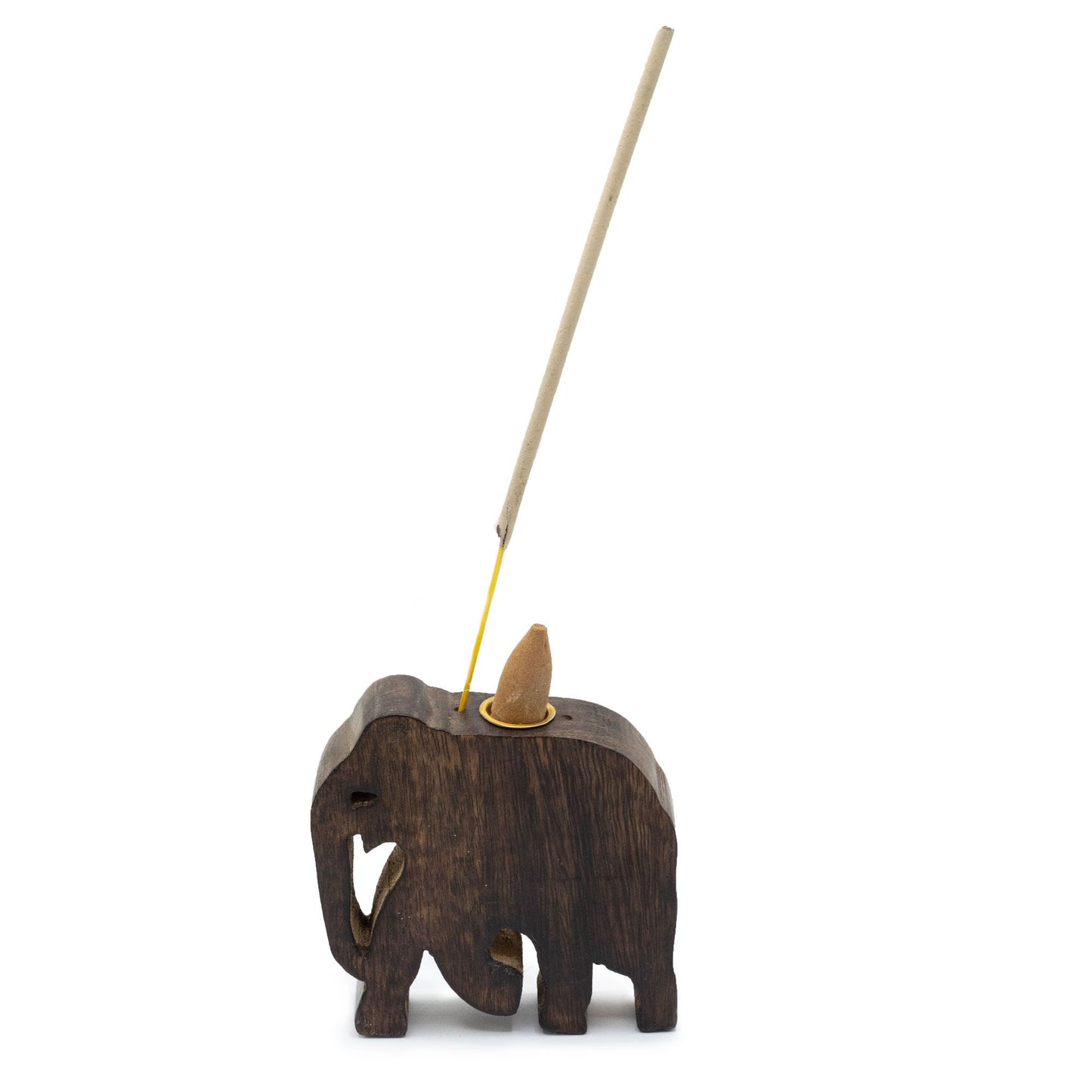 Elefant Räucherkegel und Räucherstäbchenhalter