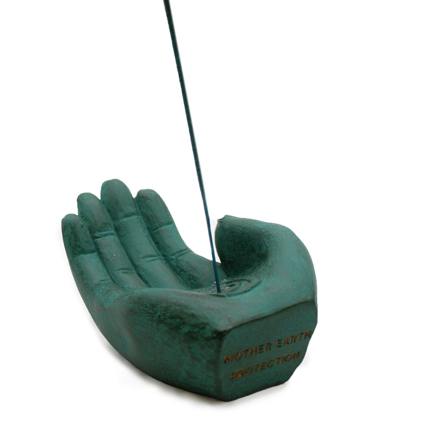 Hand Räuchergefäß Erdschutz (grün)