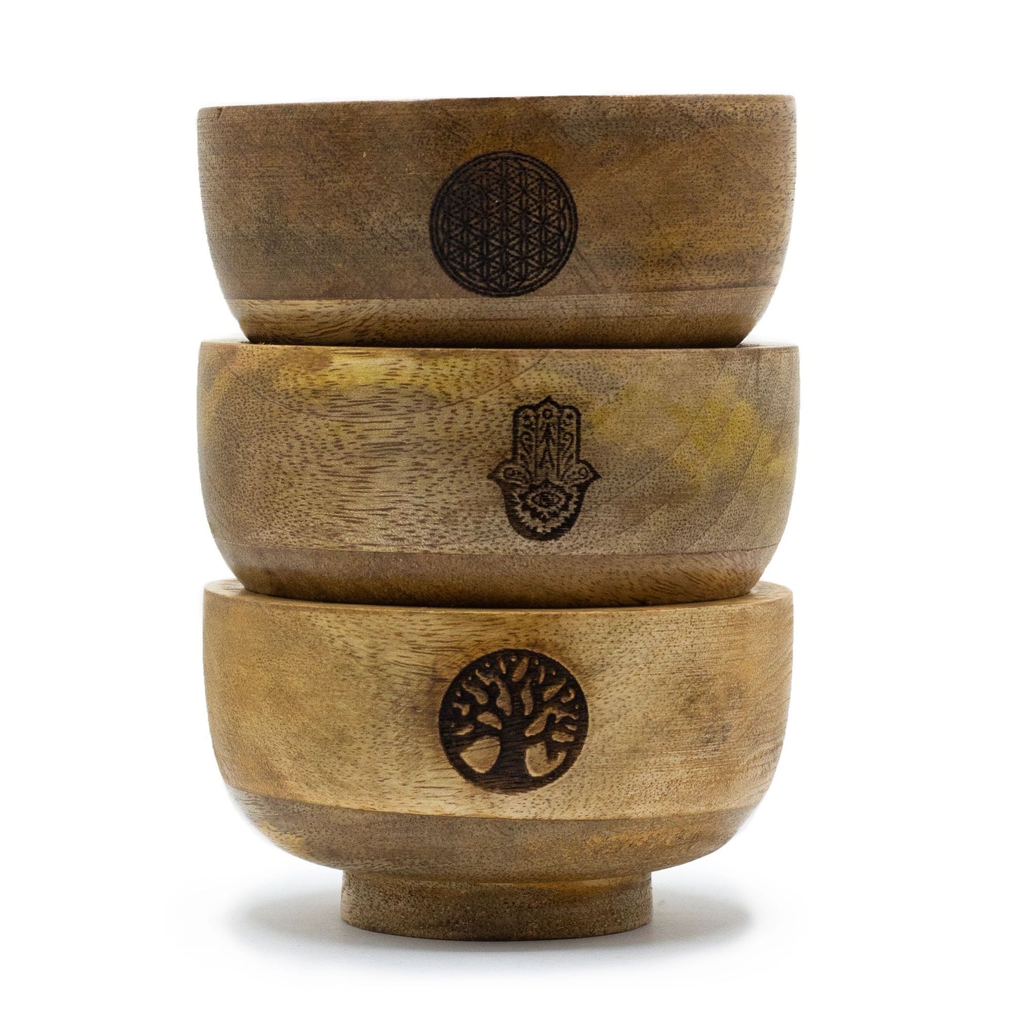 Kleiner Ritualschale Räucherkegelhalter 11x6.cm (sortierte esoterische Motive)