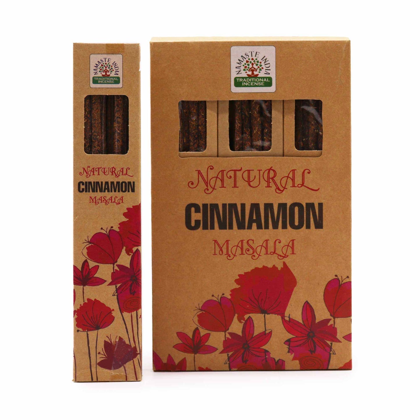 Natürliche botanische Masala Räucherstäbchen Zimt, Produktansicht 2