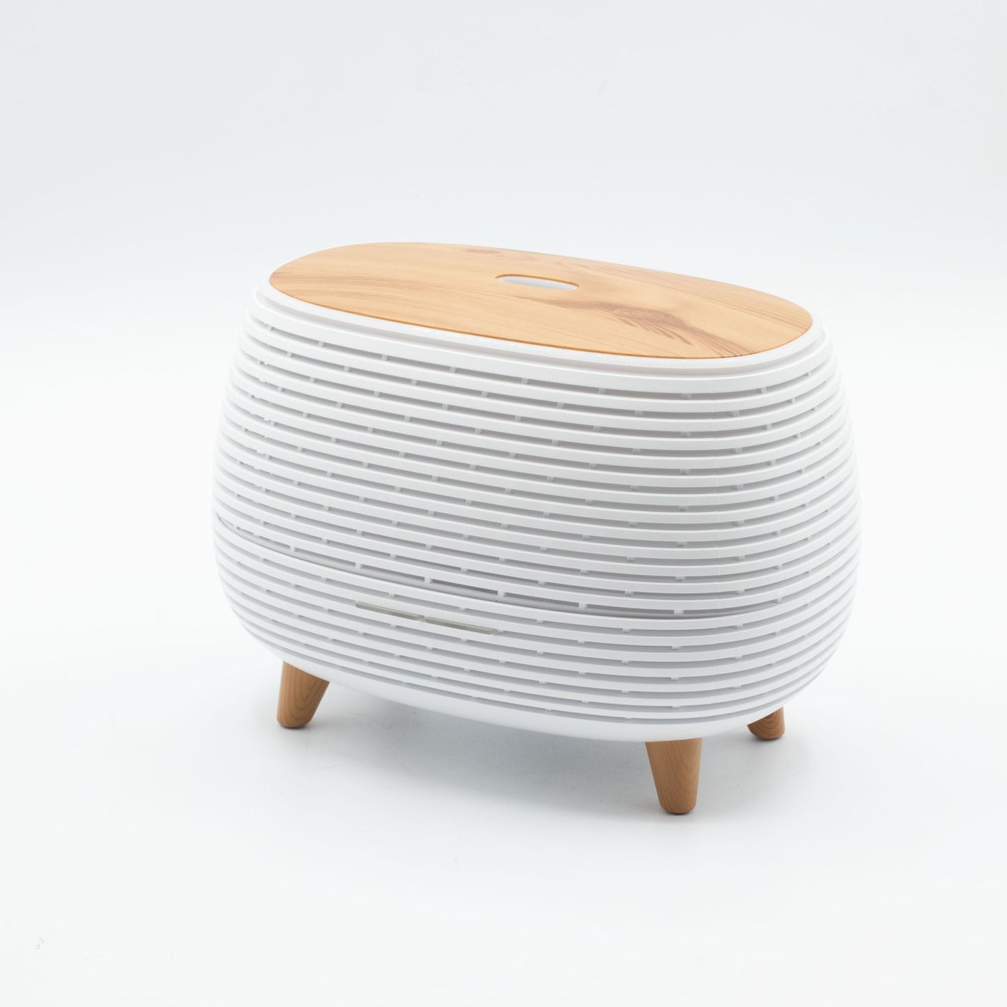 Futuristic Ribbed LED Aroma Diffusor Geripptes Design