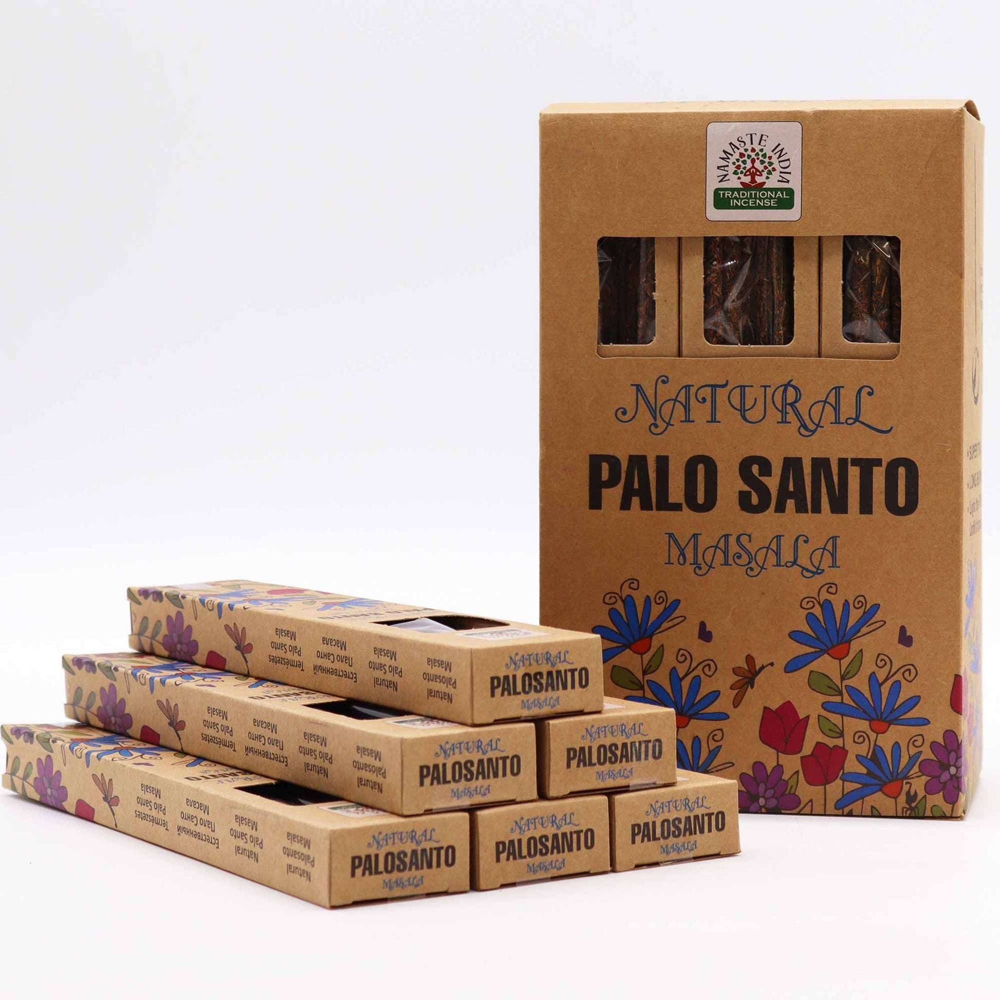 Natürliche botanische Masala Räucherstäbchen Palo Santo, Produktansicht 3