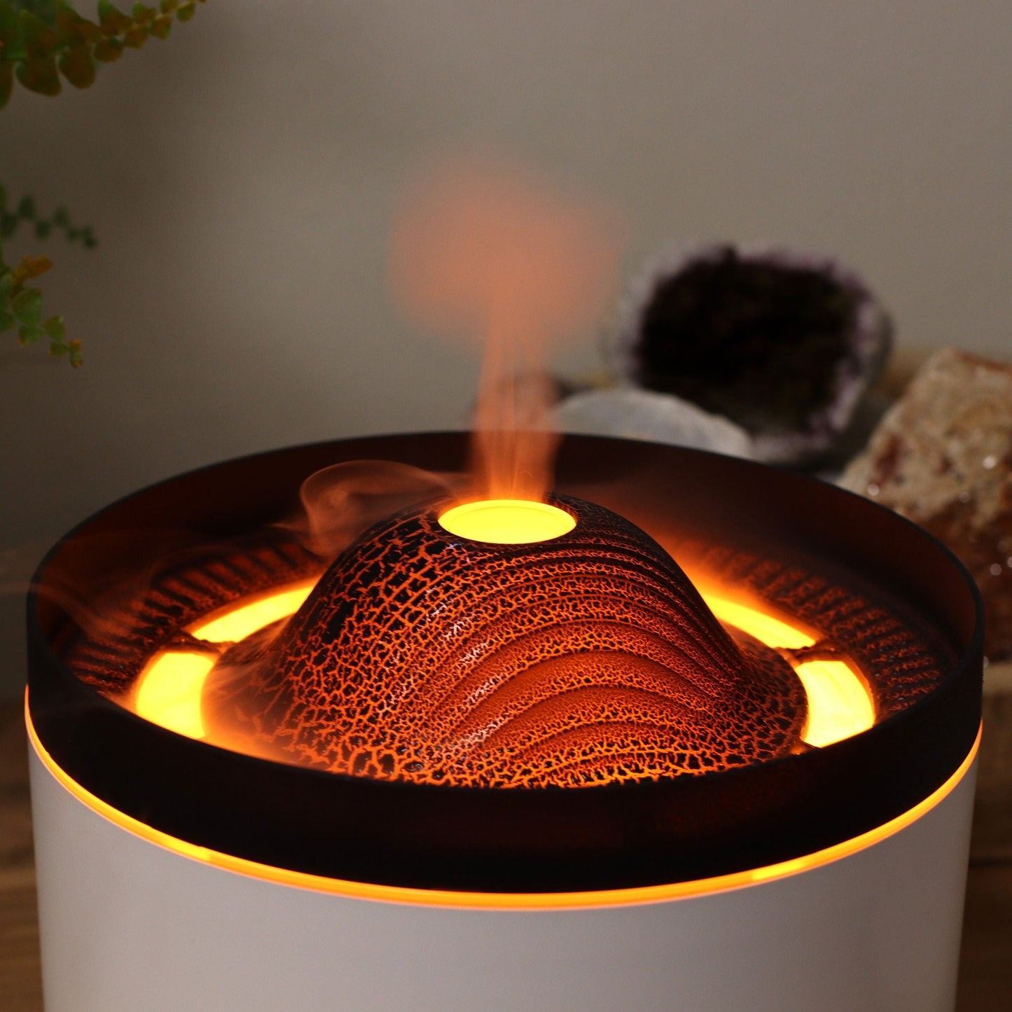 Volcano LED Aroma Diffusor Großer Vulkan Effekt