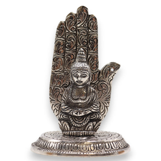 Hand Buddha Räucherstäbchenhalter 13x9cm