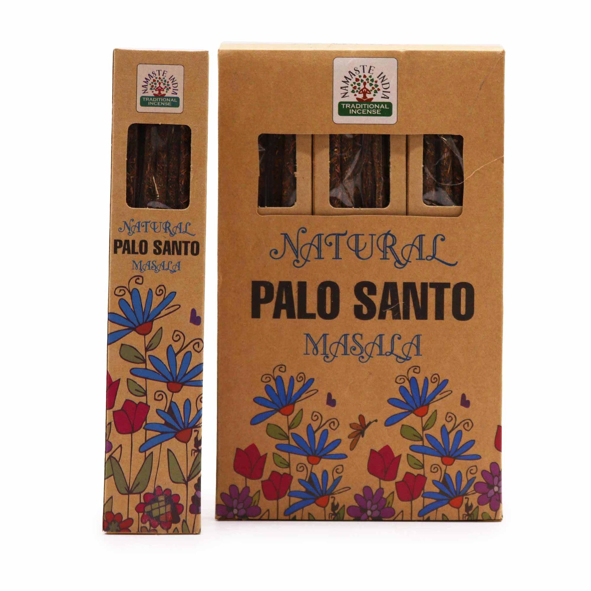 Natürliche botanische Masala Räucherstäbchen Palo Santo, Produktansicht 1